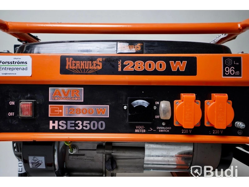 Elverk Hercules HSE3500